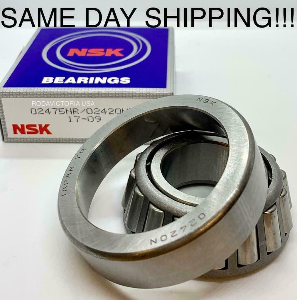 NSK 02475/02420 1.25×2.6875×0.875″ Single Row Taper Roller Bearing JAPAN