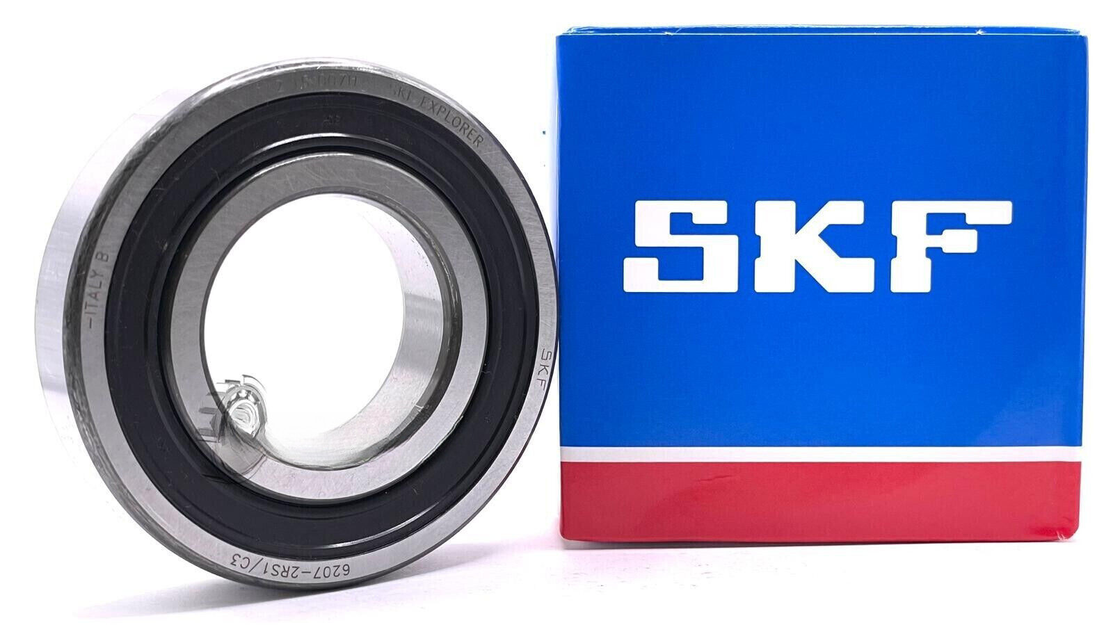 NEW SKF6210 2RS C3 DEEP GROOVE BALL BEARING, RUBBER SEALED, 50x90x20mm