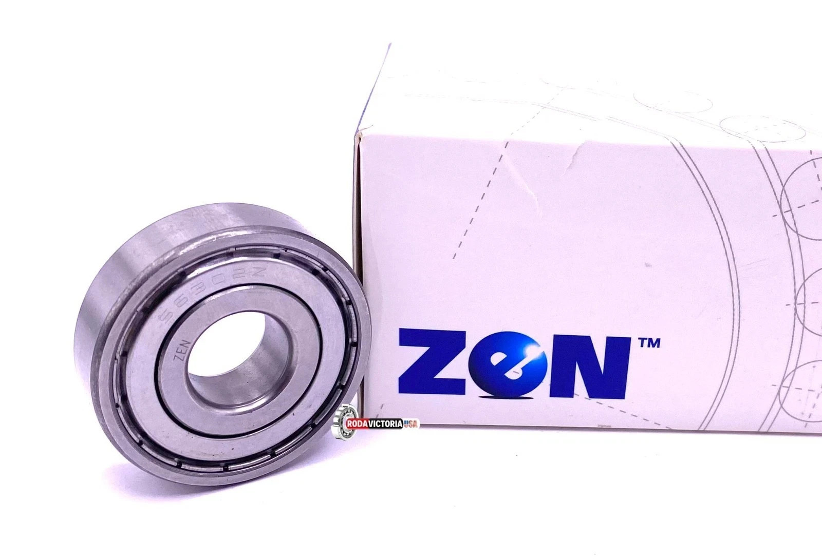 ZEN S6302 ZZ Stainless Steel Ball Bearing Metal Shielded W6302 ZZ 15x42x13 mm