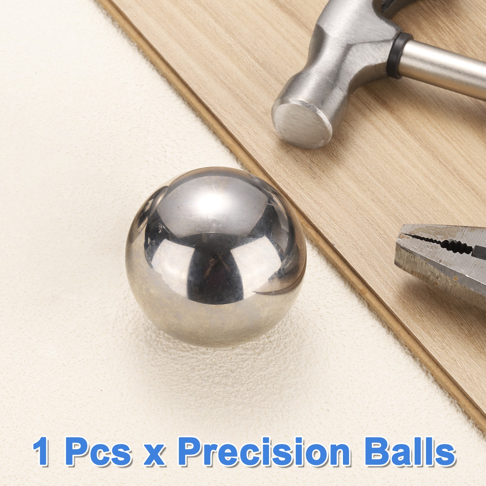 Precision Balls 2-1/4″ Diameter G25 Solid Chrome Steel Bearing Balls