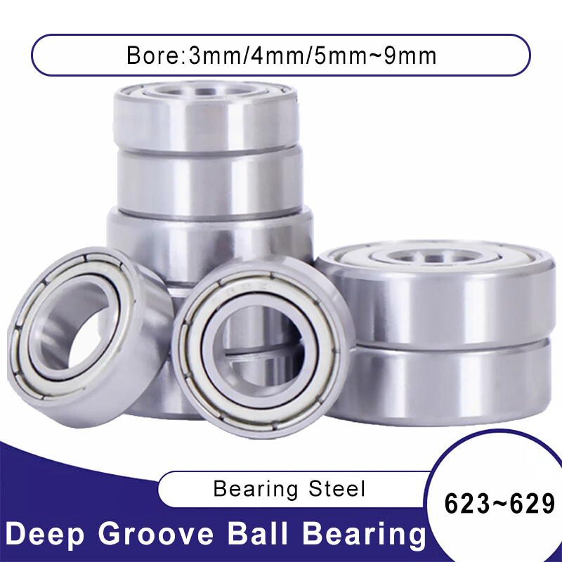 623ZZ/624ZZ~629ZZ Portable 4mm~8mm Thickness Deep Groove Ball Bearing Miniature