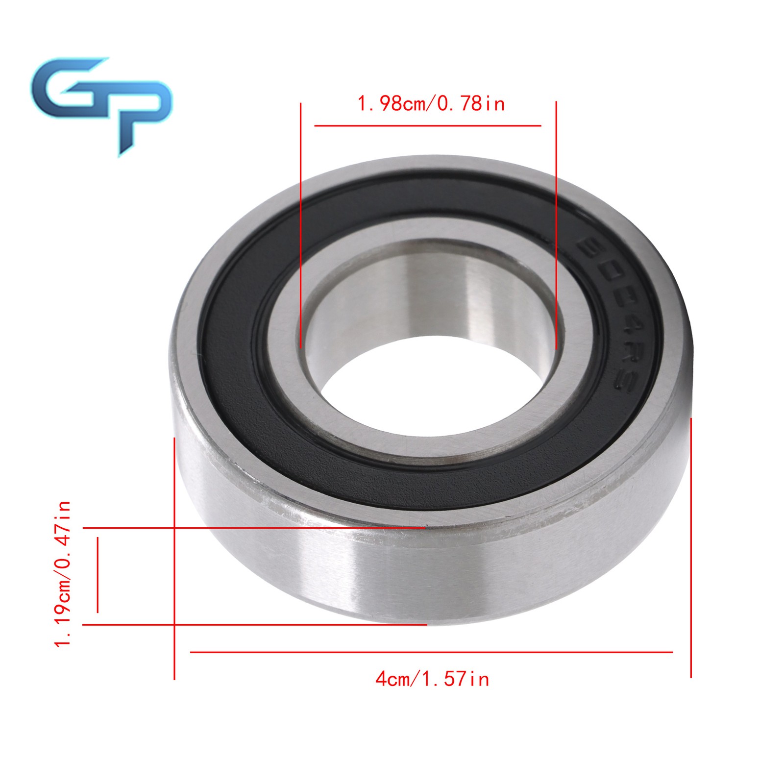 10 Count 6004-2RS C3 Premium Rubber Sealed Ball Bearing 20x42x12mm Precision