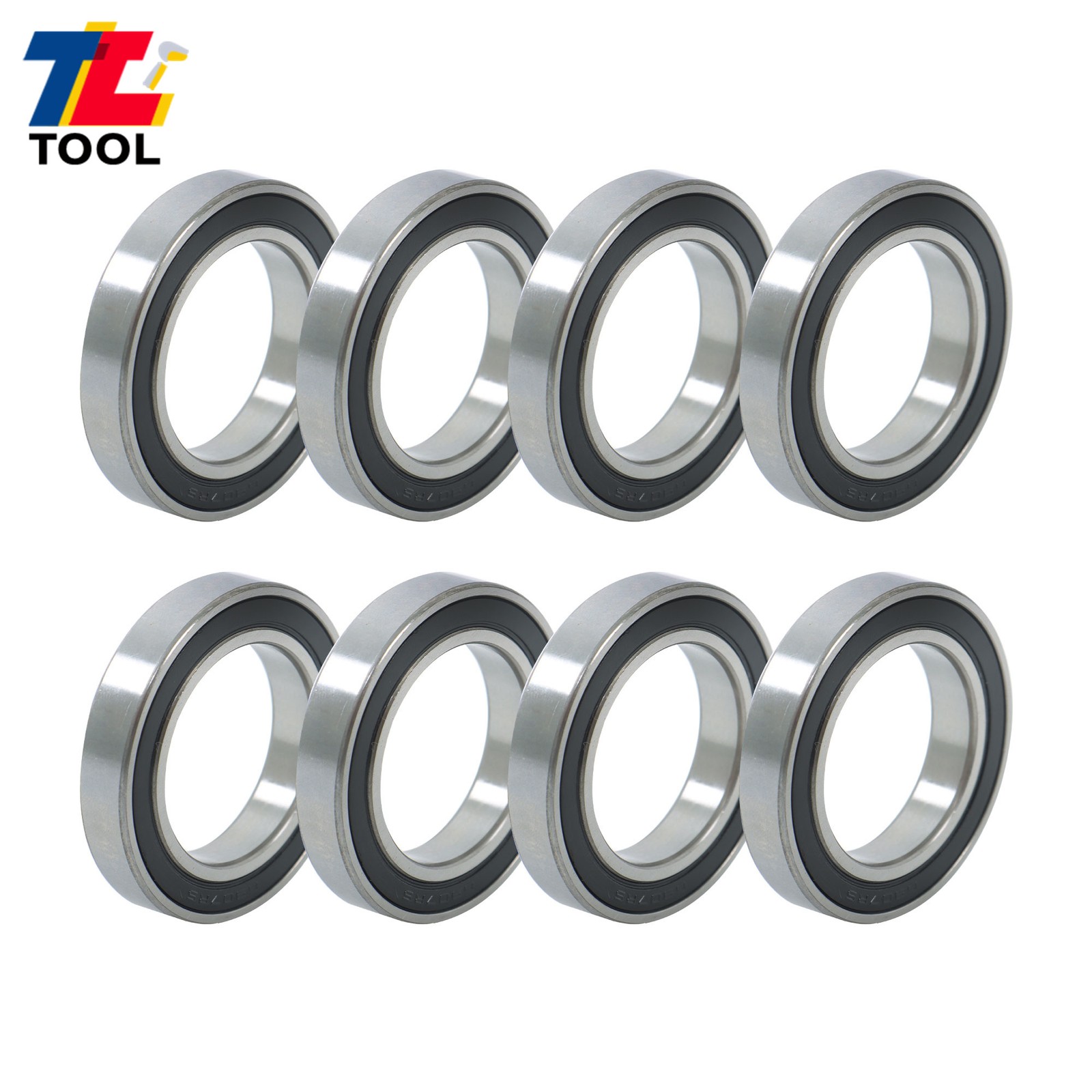 Industrial 6907-2RS Bearings 10pcs 35x55x10mm Double Sealed