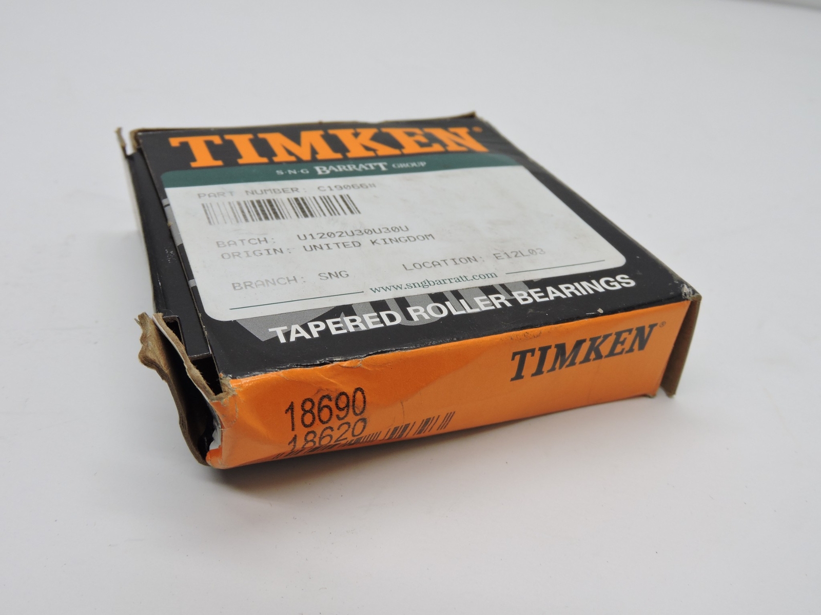 Timken 18690-99401 Precision Tapered Cup & Cone Roller Bearing OEM NEW!