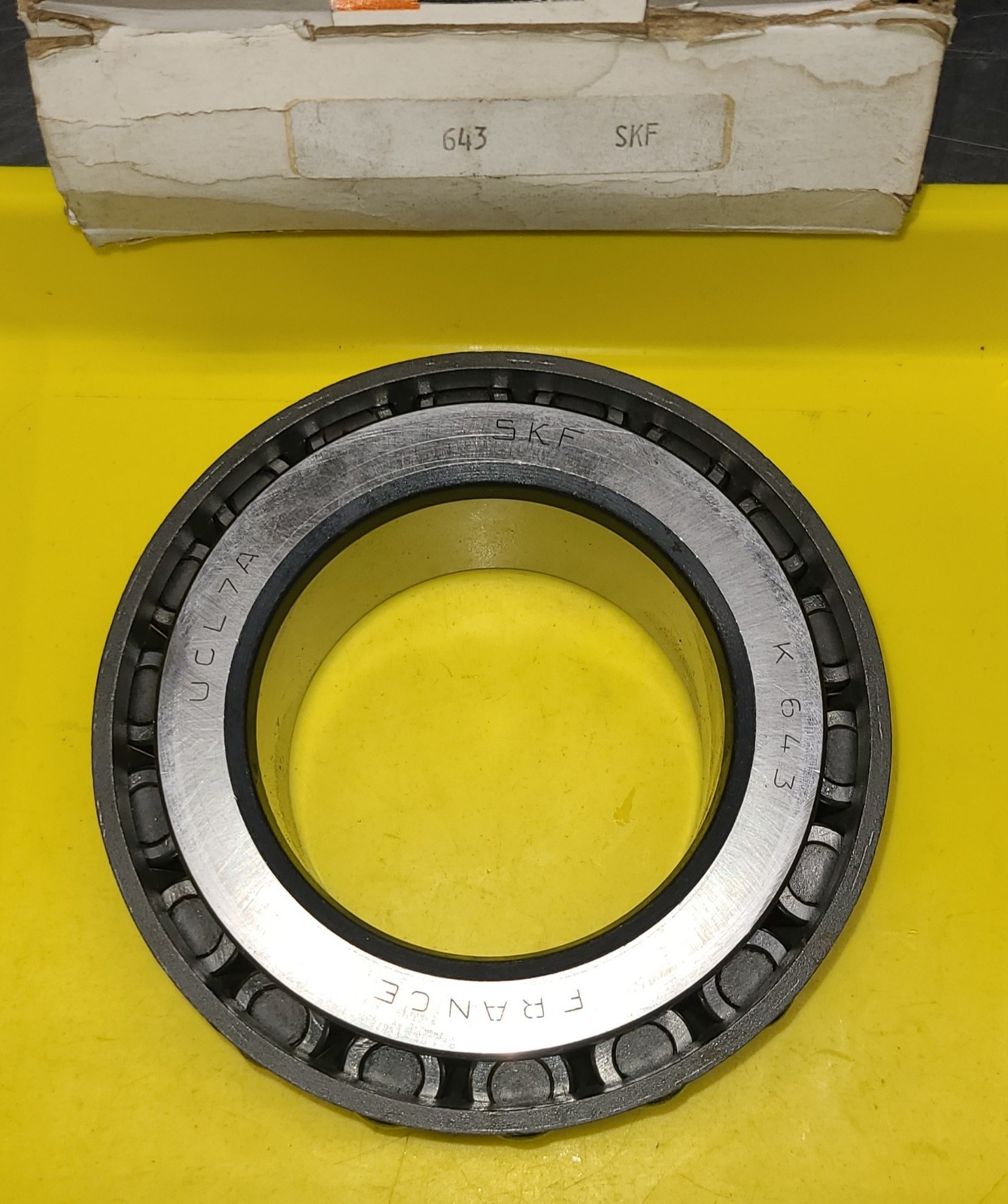SKF BR643 K643 643 Tapered Roller Bearing Cone, 2.75″ Bore, 1.625″ Width