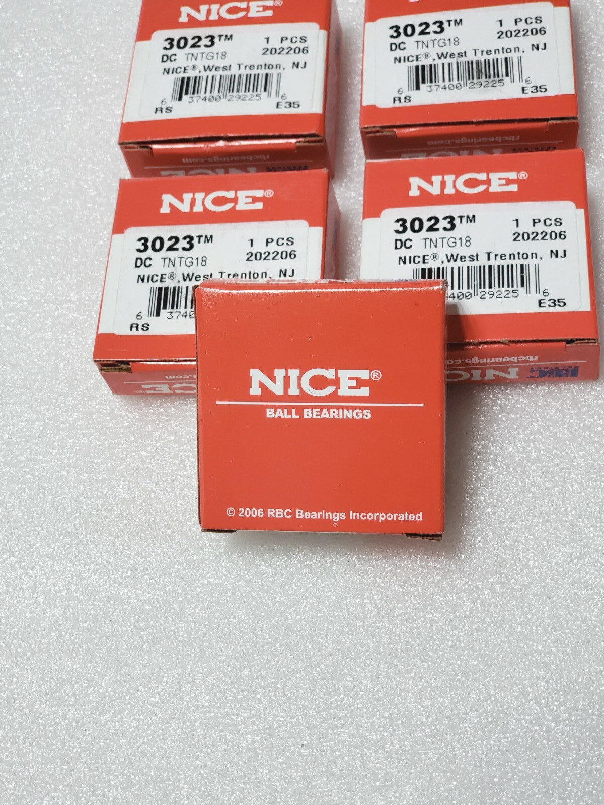 Lot of 5 Pcs. – RBC Bearing 3023DCTNTG18 Radial/Deep Groove Ball Bearings, NICE