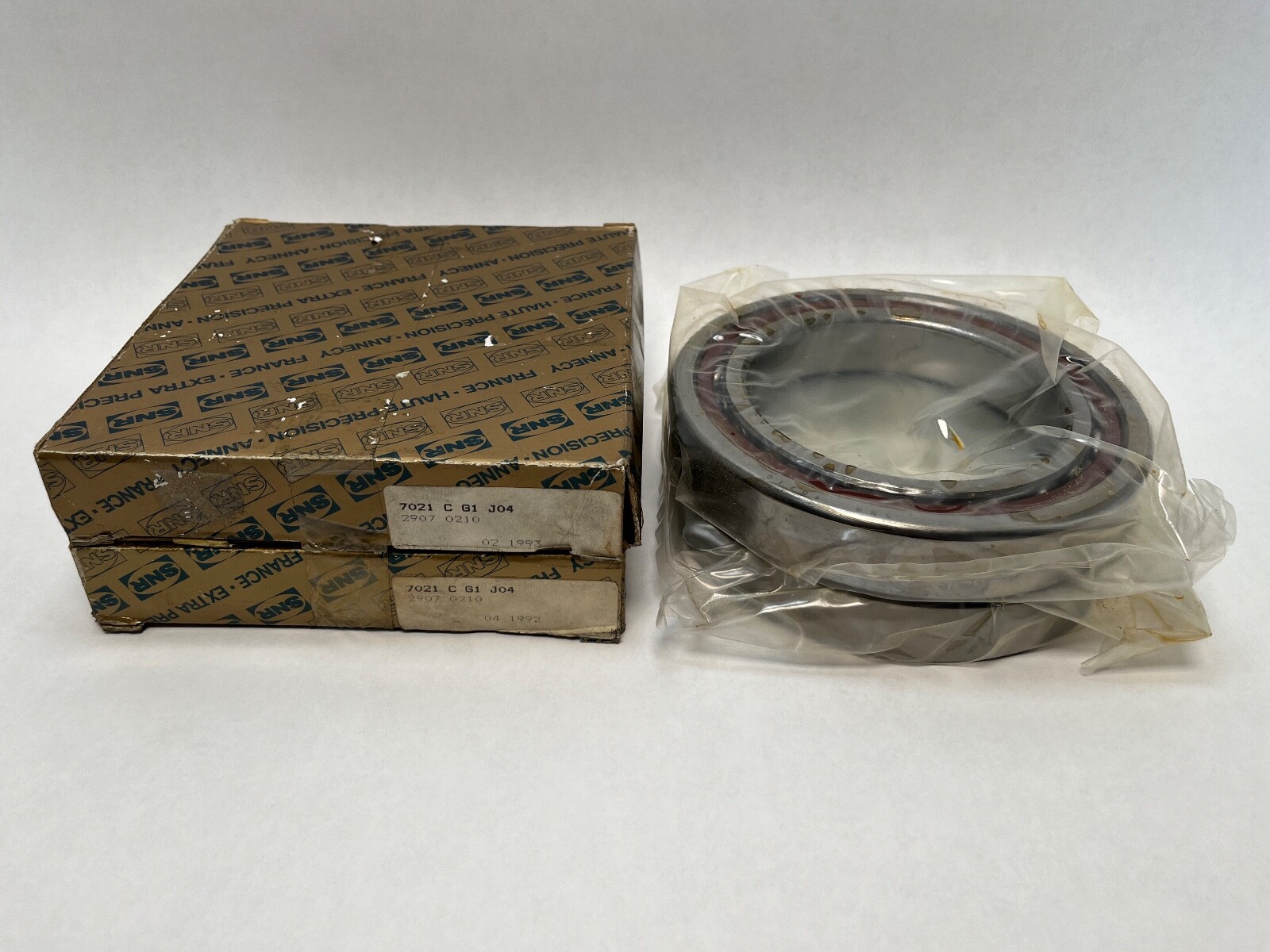 SNR 7021CG1J04 Bearing 105x160x26 mm 7021-C-T-DU-P4 7021-C-G1-J04 France 2 Pcs