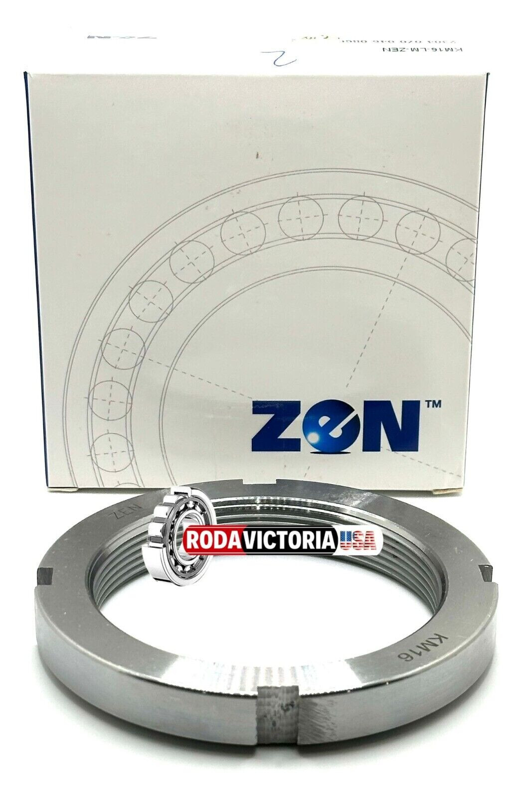 ZEN KM16 Budget Lock Nut (Lock Washer Type) 80x105x15mm