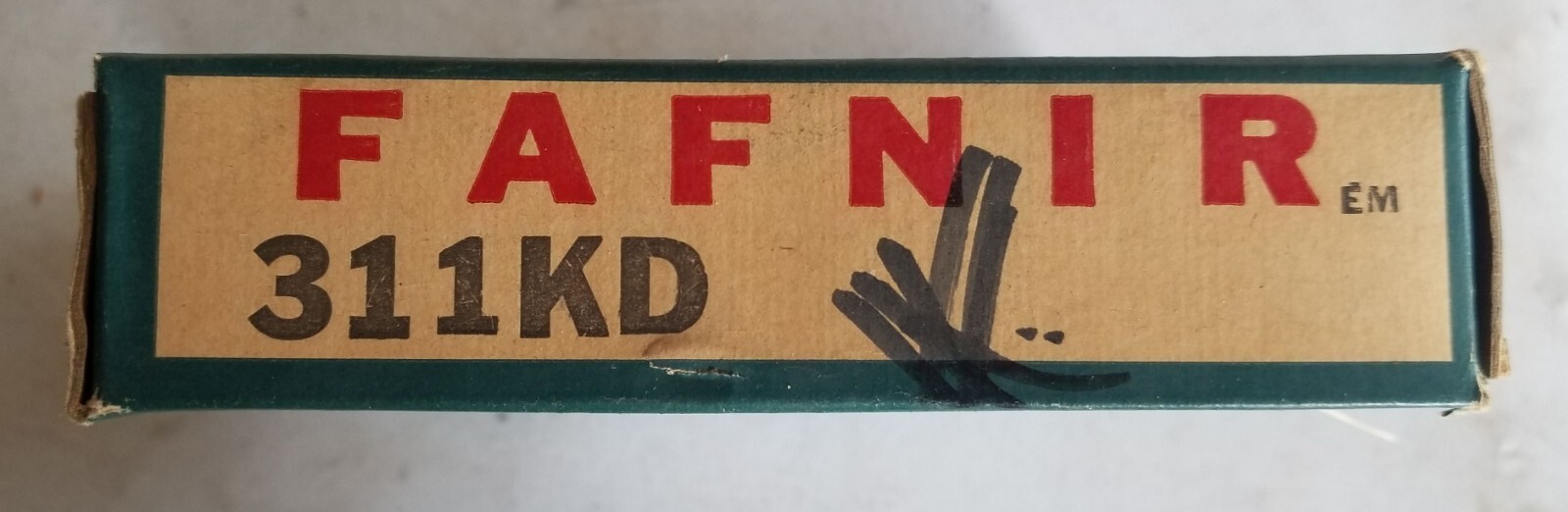 Fafnir 311KD Single Row Radial Shielded Ball Bearing