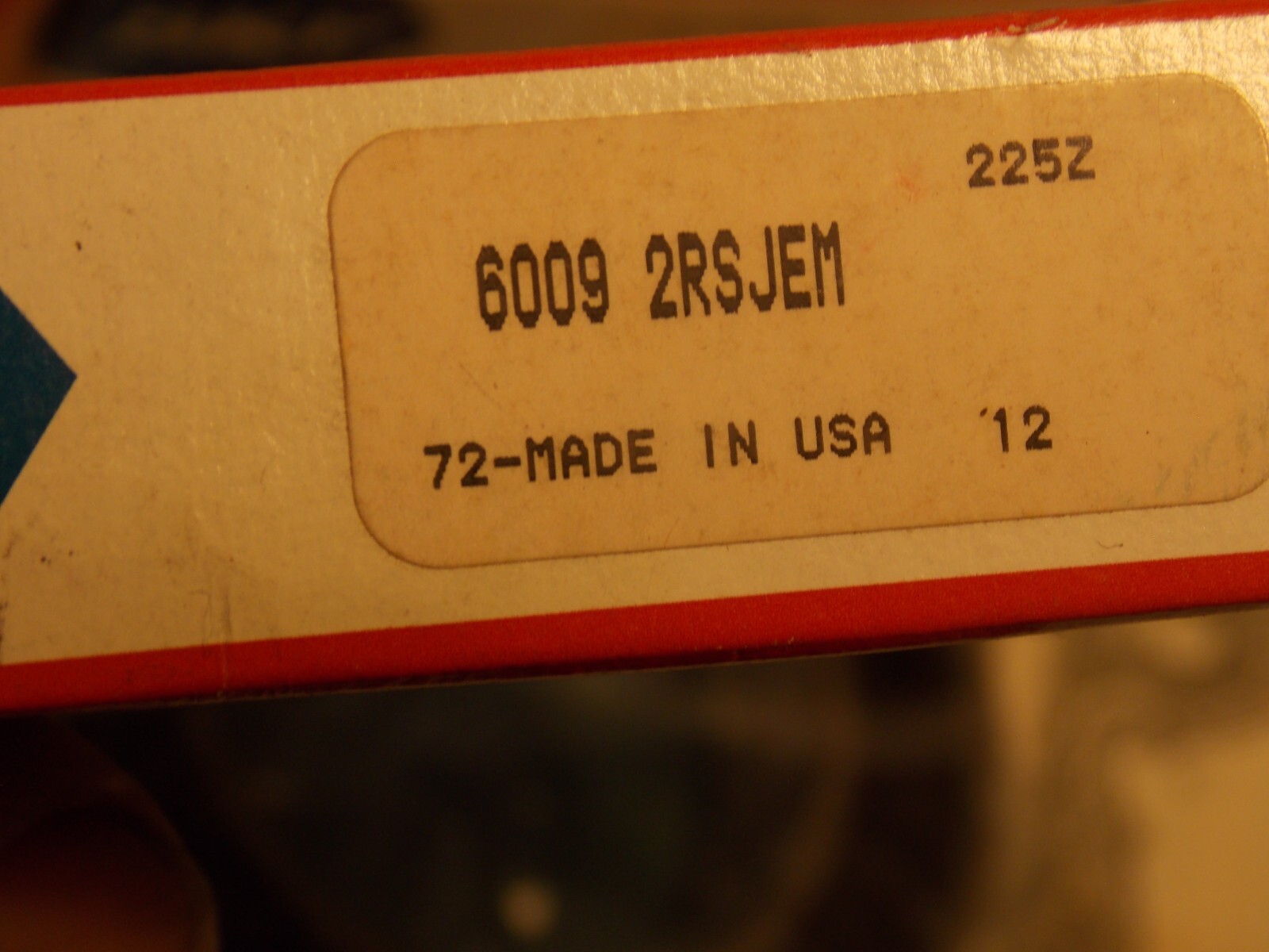 SKF 6009-2RSJEM 45X75X16mm Sealed Ball Bearing 1 Day Ship FREE after 1
