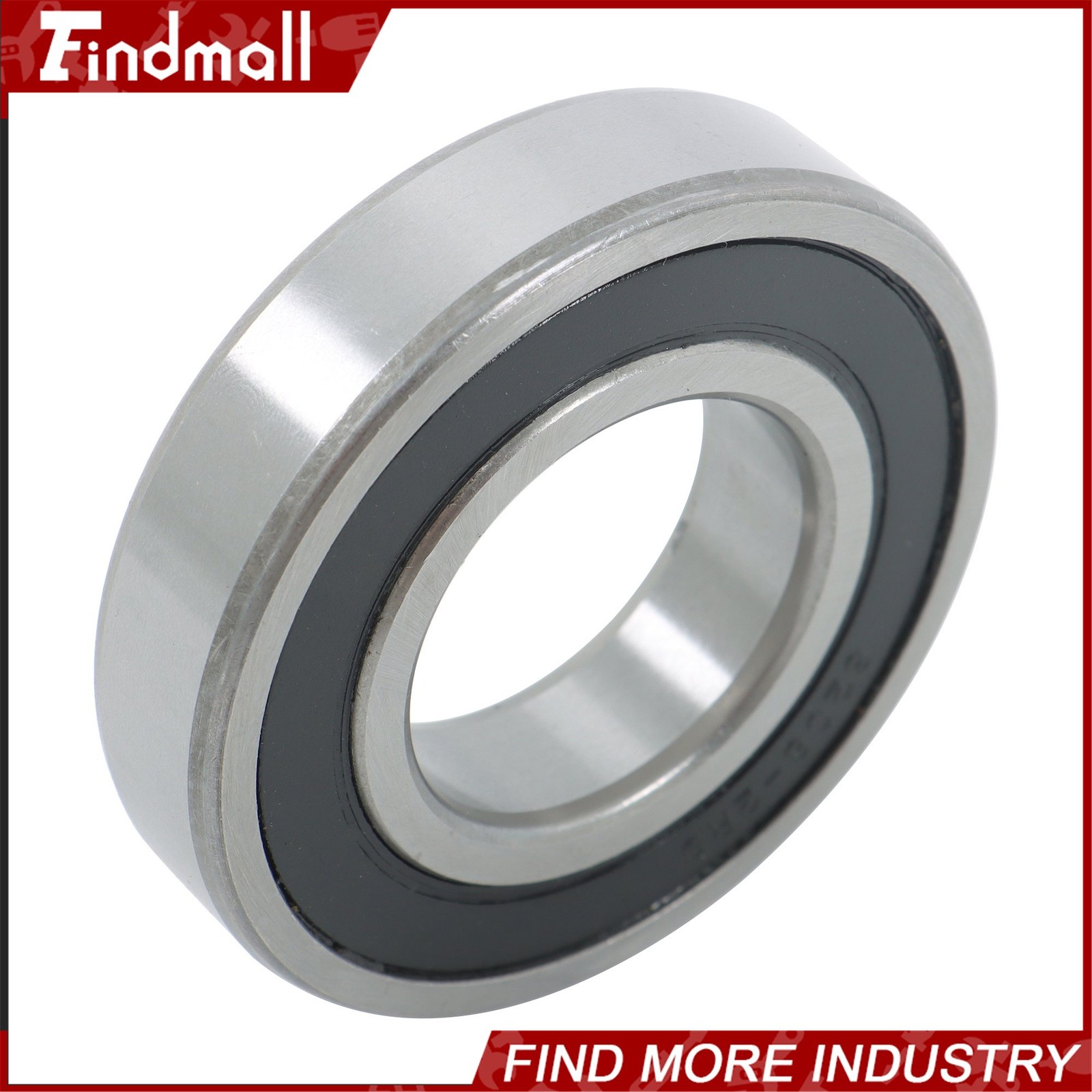 Findmall 6208-2RS Deep Groove Bearings 4pcs 40mm x80mm x18mm Rubber Sealed