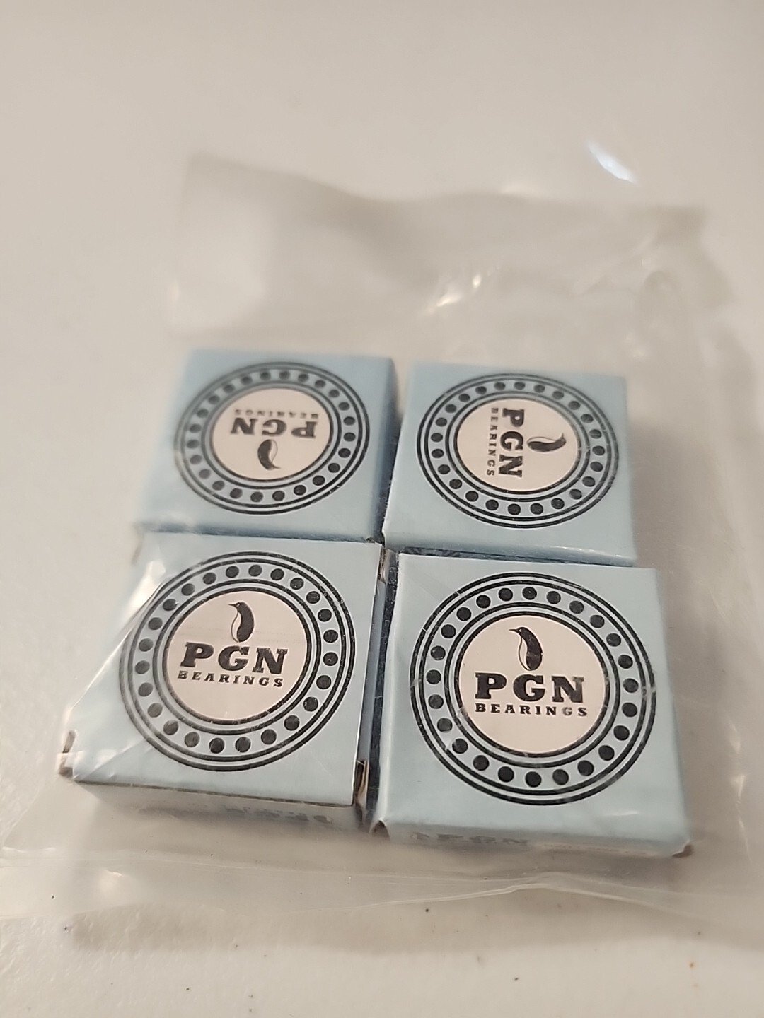 (4) 6201-2RS Premium Rubber Seal Ball Bearing C3 EMQ, 12x32x10, 6201 2RS 6201rs