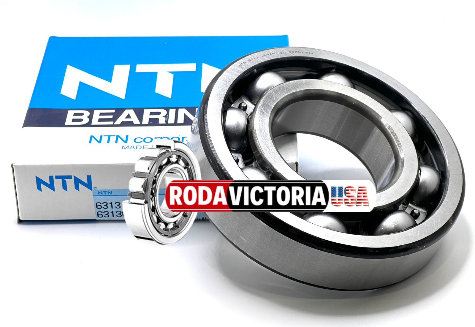 NTN 6313 C3 Deep Groove Ball Bearing, Open Type, No Seals 65x140x33 mm