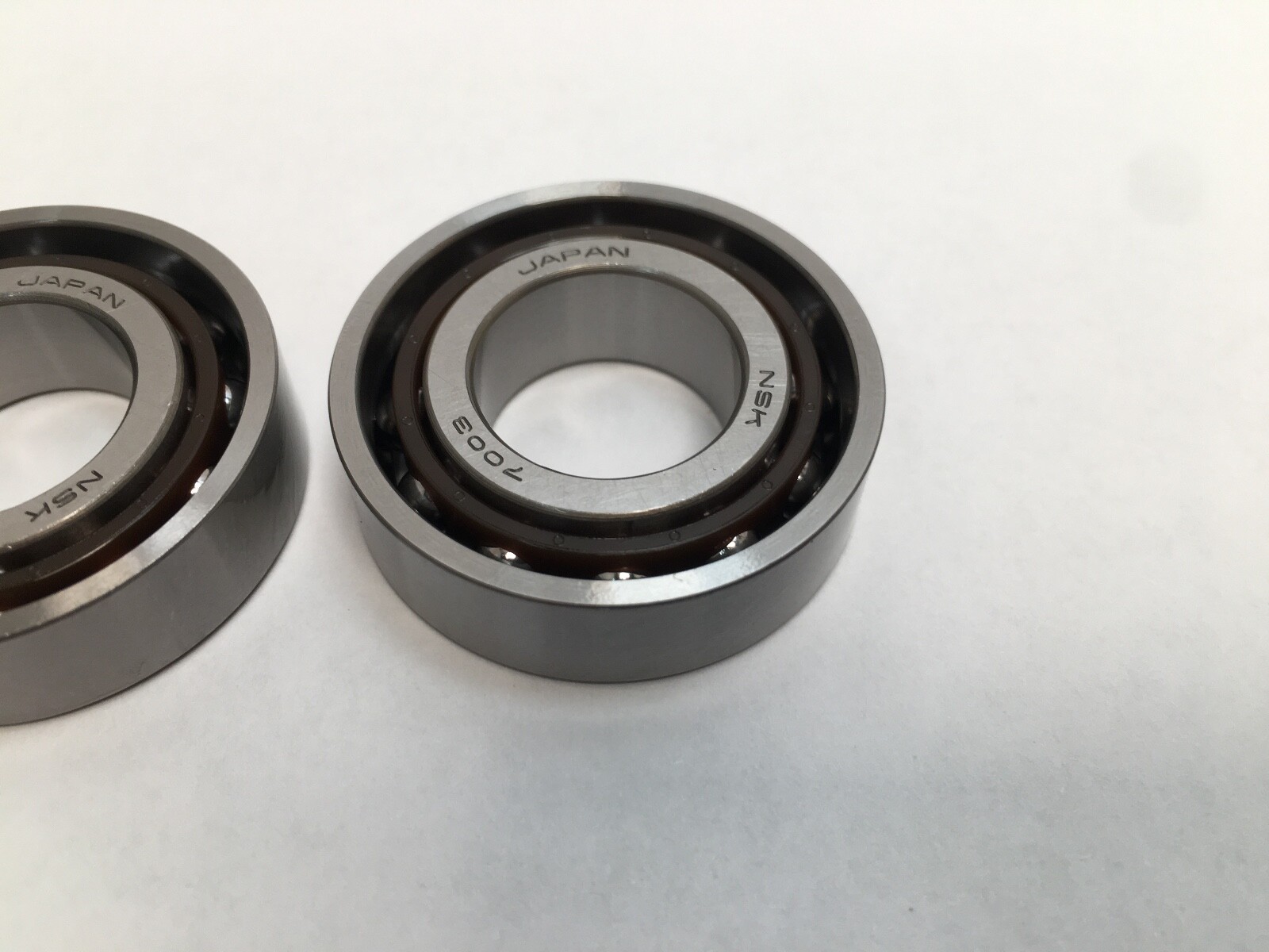NSK 7003CTYDULPA7 Angular Bearing 17x35x10mm 7003 C TY DUL PA7 ABEC7 Japan 2 Pcs