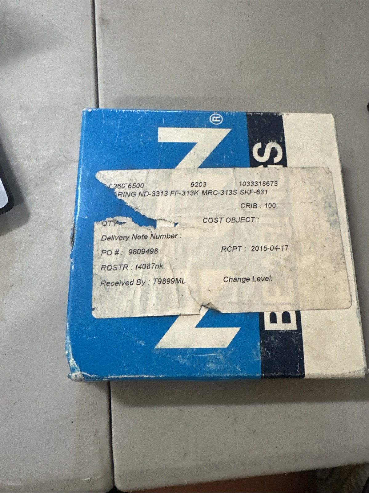 NTN 6313C3 BEARING NEW!