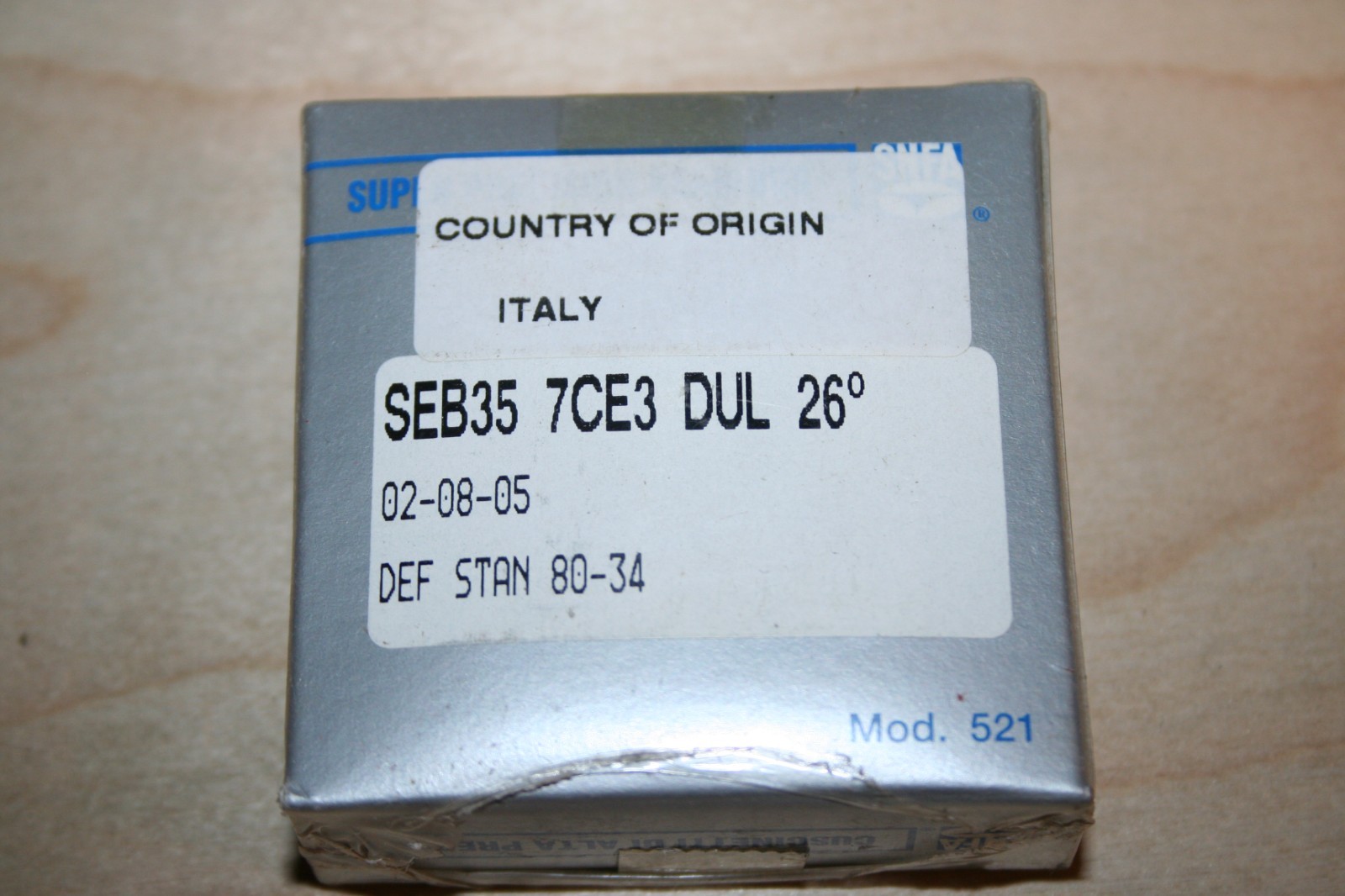 (Set of 2) GENUINE SNFA SEB35 7CE3 DUL Super Precision Bearings * NEW UNOPENED *