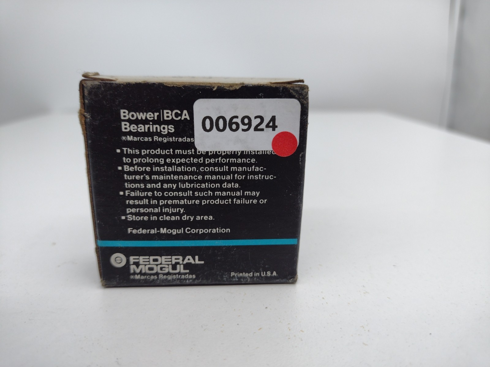 *** Bower/BCA A6157 Tapered Roller Bearing Cup 1.5745-inch OD