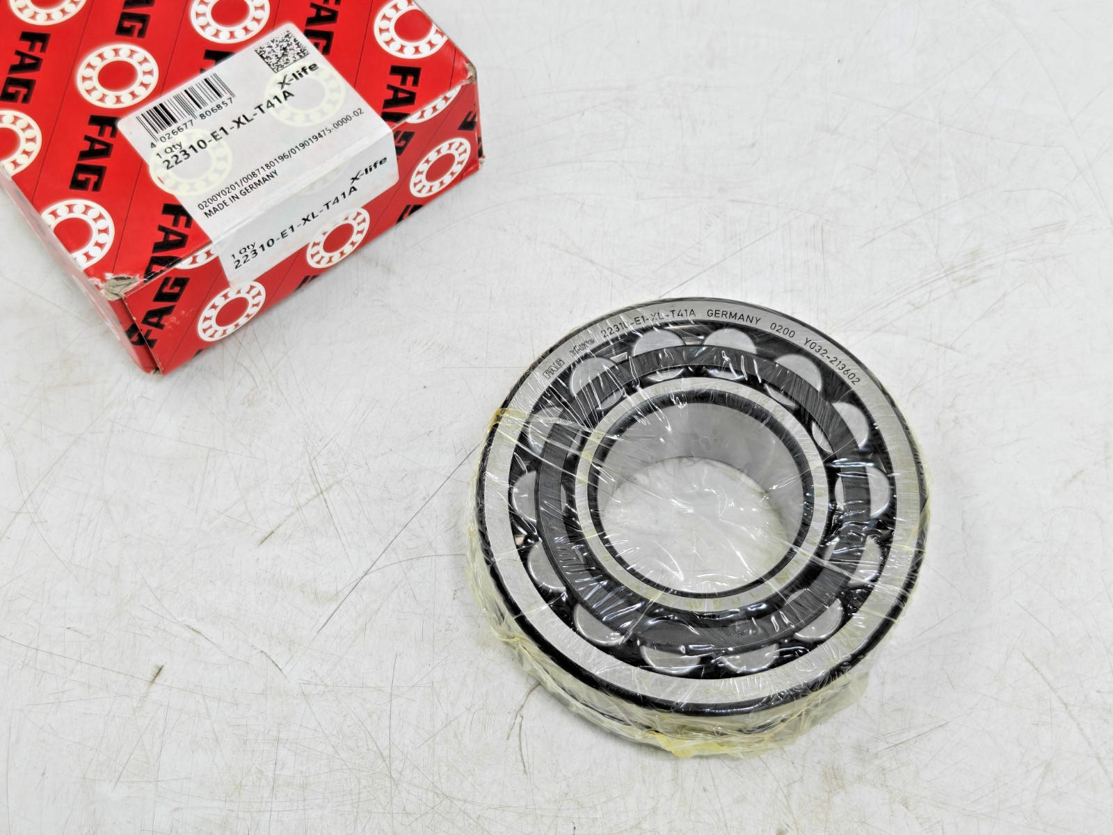 22310 E1 XL T41A FAG Spherical Roller Bearing 22310-E1-XL-T41A / 22310E/VA405