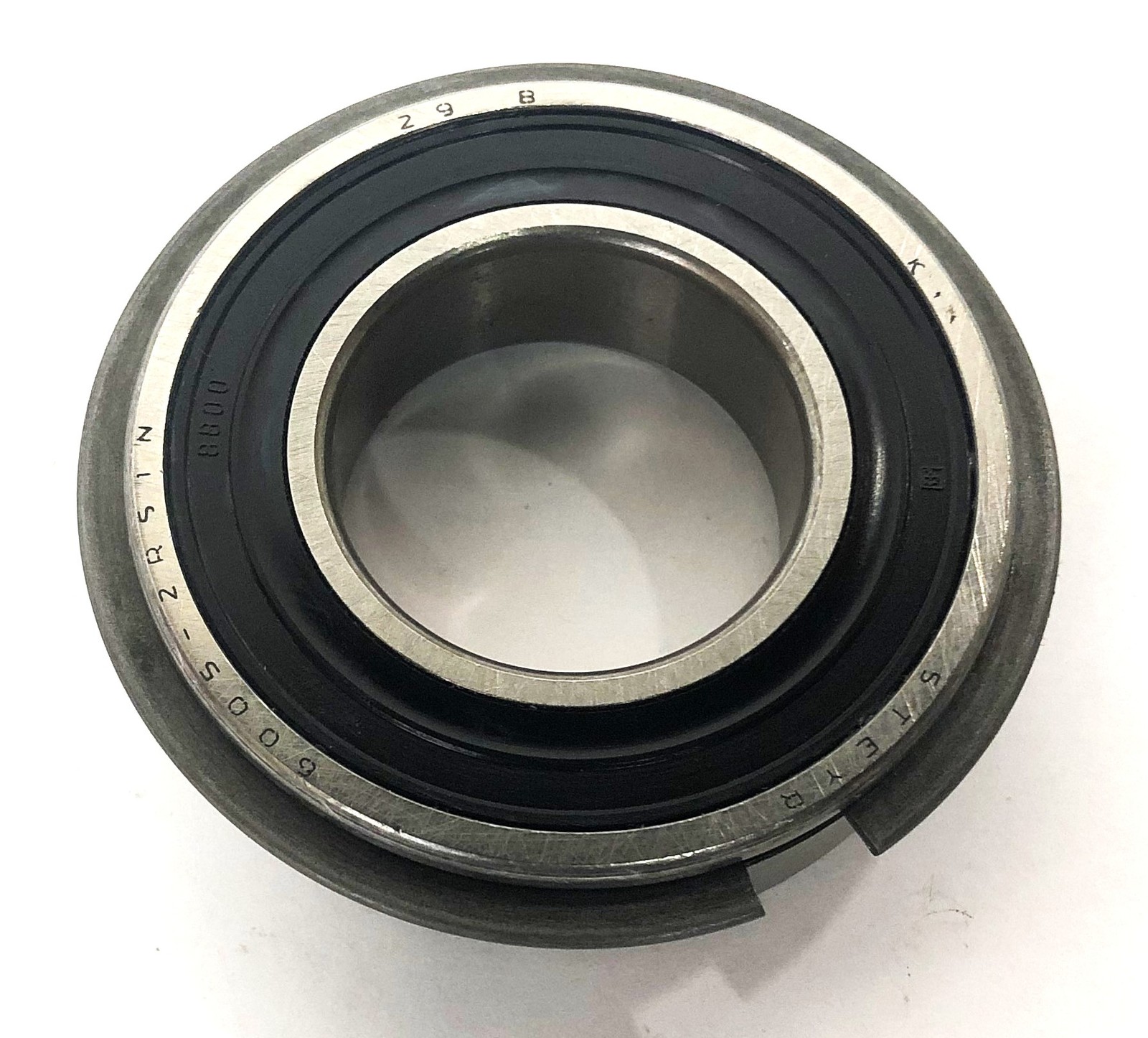 Steyr Ball Bearing With Snap Ring 6005-2RS1NR NOS