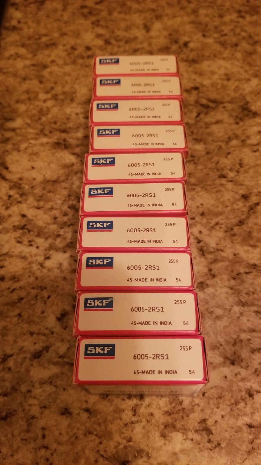10PACK SKF 6005-2RS1 25X47X12MM Double Rubber Seal Bearings, NOT CHINA