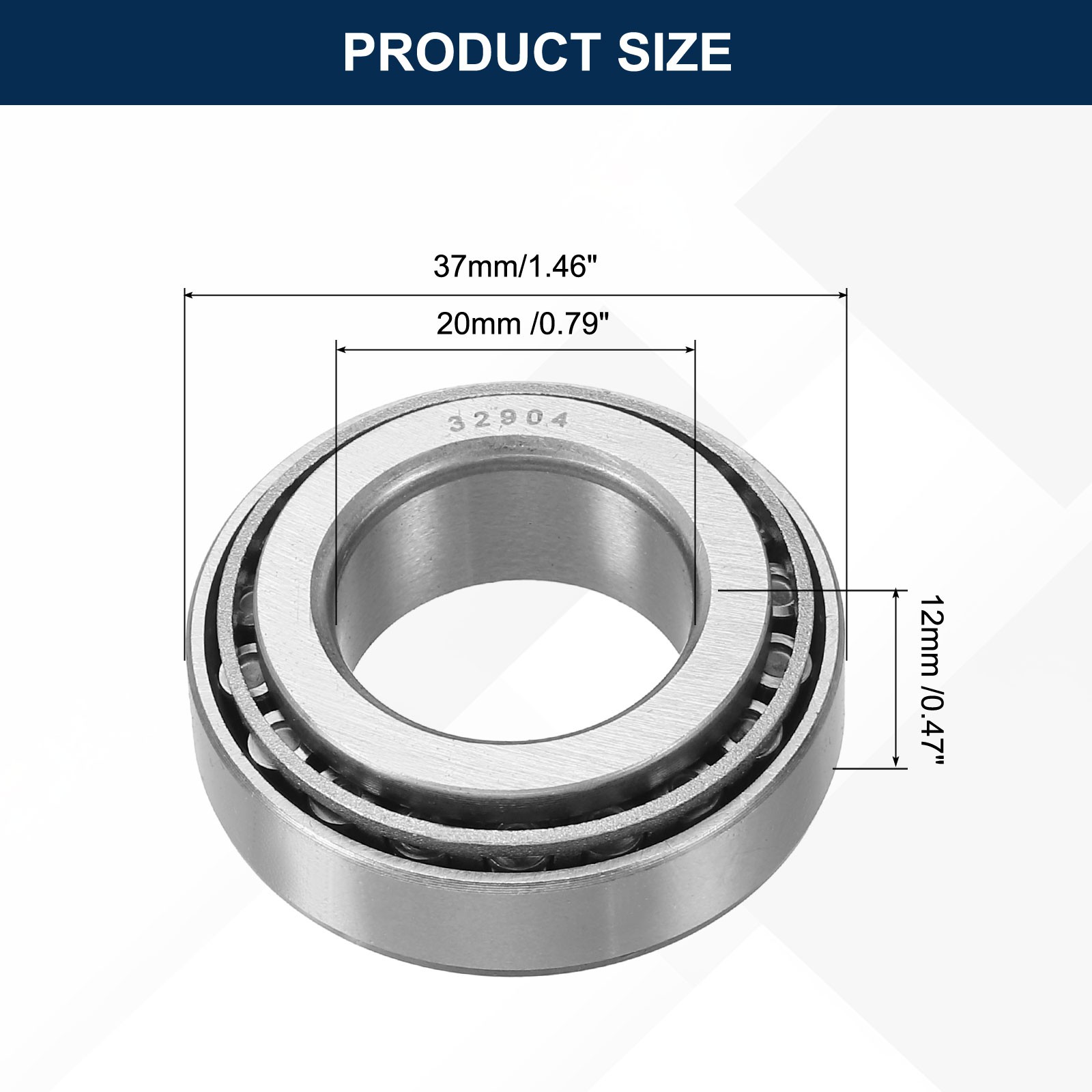 For 32904 Tapered Roller Bearing 20mm x 37mm P6