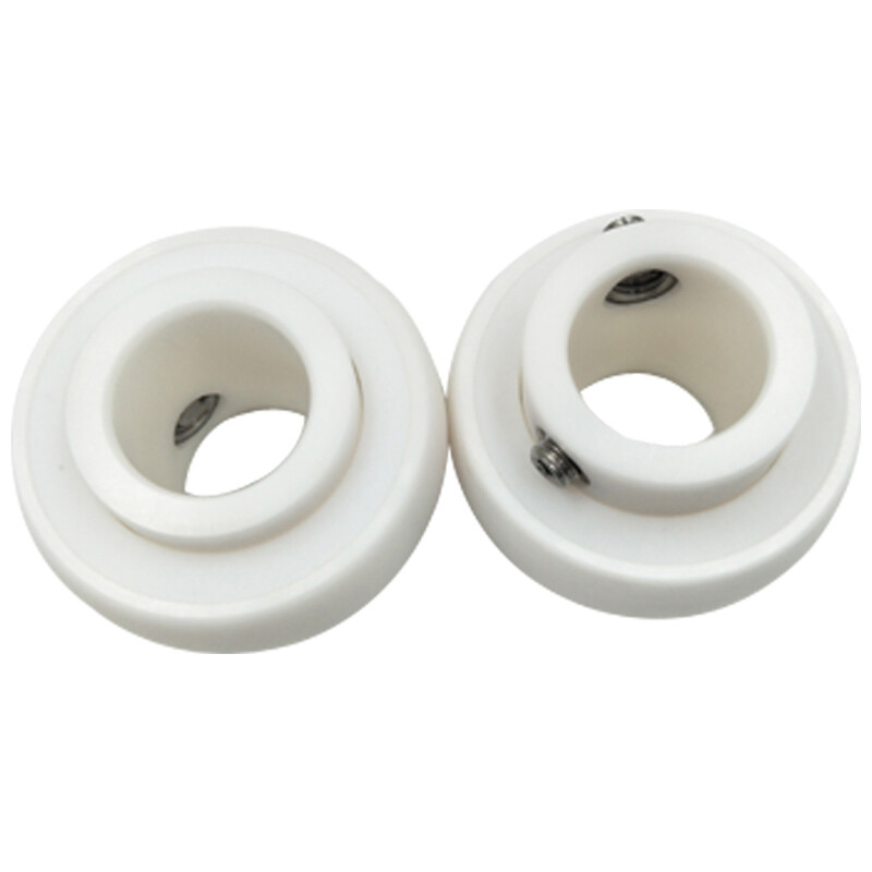 ZrO2 Outer Spherical Ceramic Bearings ID 17mm-50mm Zirconium Dioxide UC203-UC210