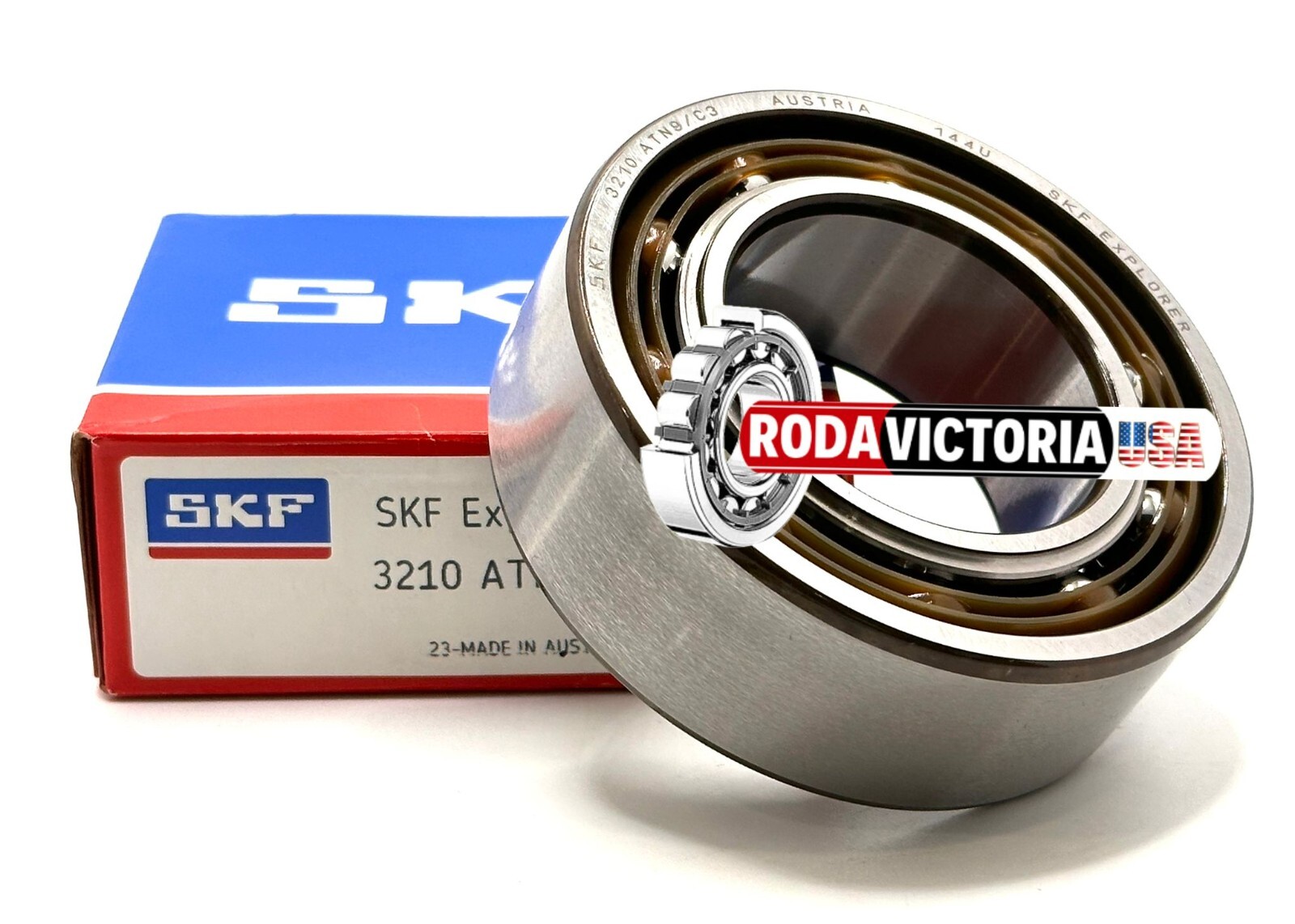 SKF 3210 ATN9 Angular Contact Ball Bearings 50x90x30.2mm 5210 ATN9 OPEN, NO SEAL
