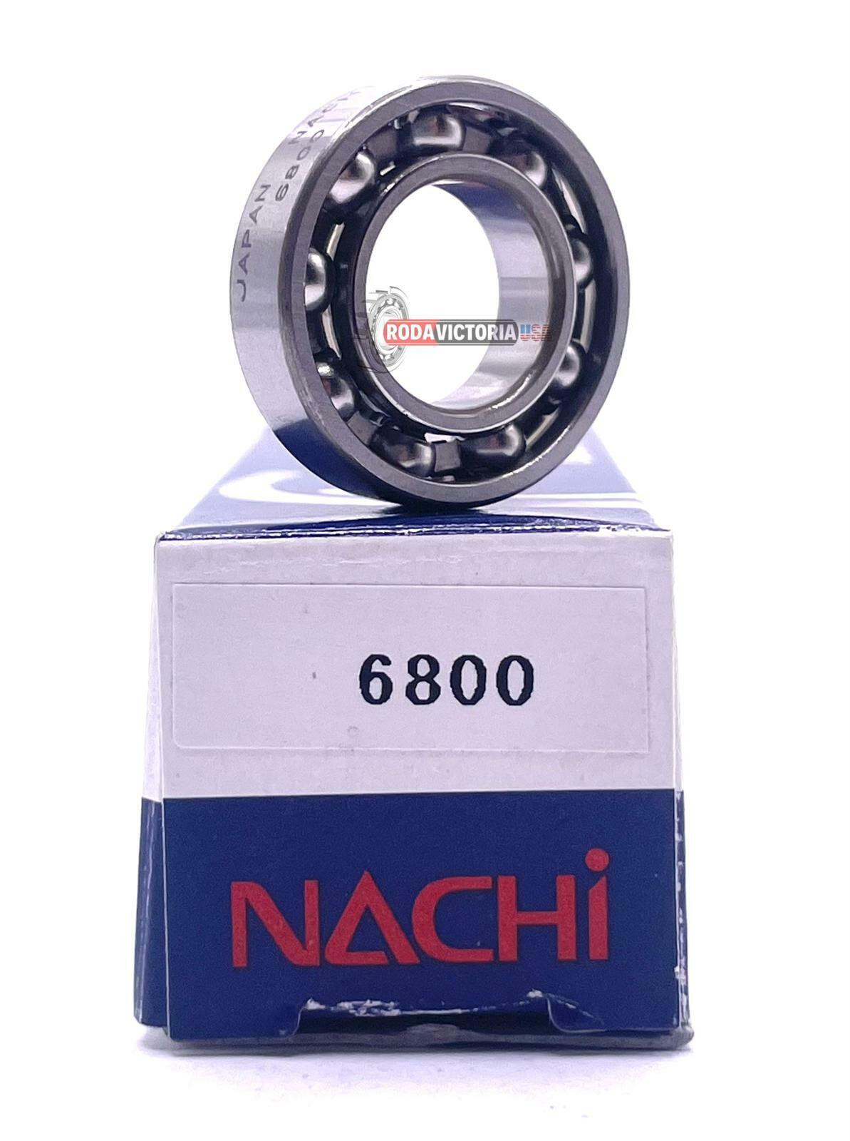NACHI JAPAN 6800 OPEN, NO SEALSDeep Groove Bearing 10x19x5mm 61800