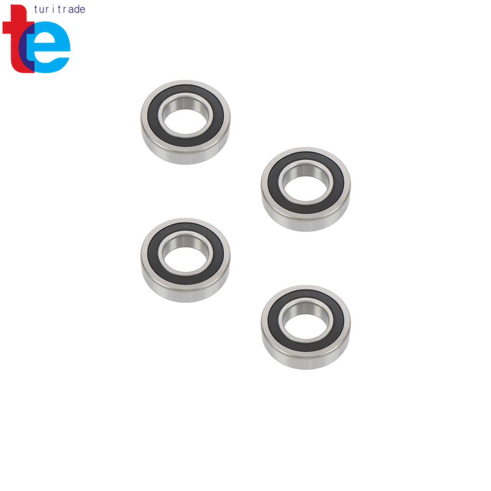 4pcs 62/32-2RS Sealed Ball Bearings 32mm x65mm x17mm Industrial