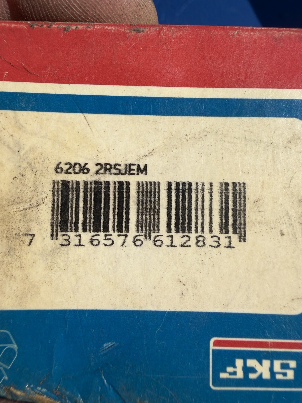 SKF 6206 2RSJEM Single Row Deep Groove Ball Bearing T12