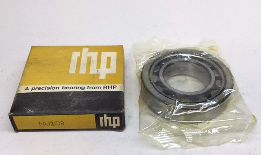 RHP NU208 Cylindrical Roller Bearing 40mm ID X 80mm OD X 18mm W NU-208