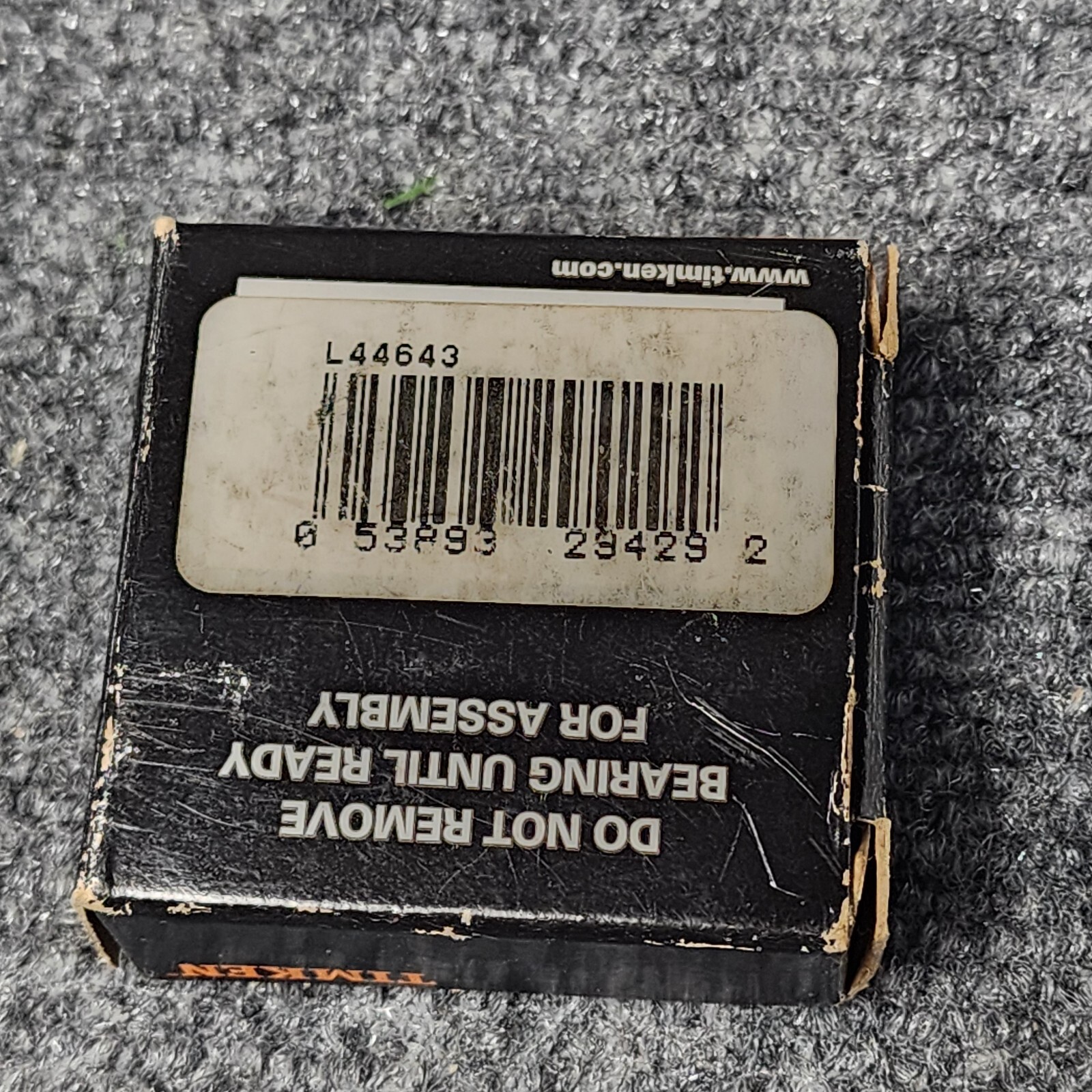 New Timken L44643 / L44643 20024 Tapered Roller Bearing Cone