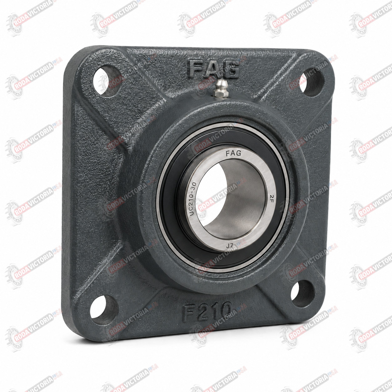 FAG UCF210-30 J7 Flanged Bearing Housing Unit UC210-30 + F210-J7 – 1 7/8″ Bore