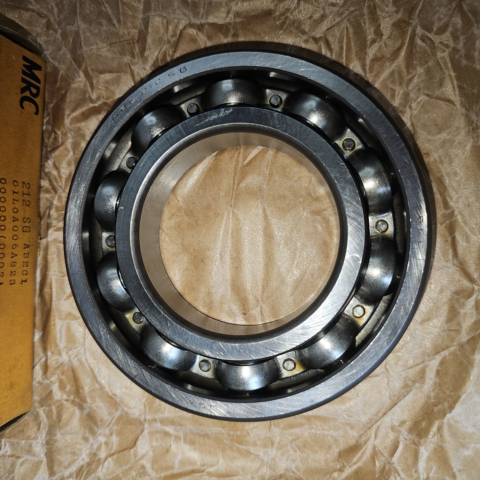 MRC 212 SG ABEC1 Single Row Ball Bearing 60mm Bore, 110mm Outside, 22mm Width
