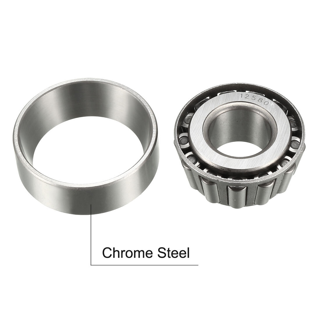 12580/12520 Tapered Roller Bearing Cone and Cup Set 0.8125″ Bore 1.938″ O.D