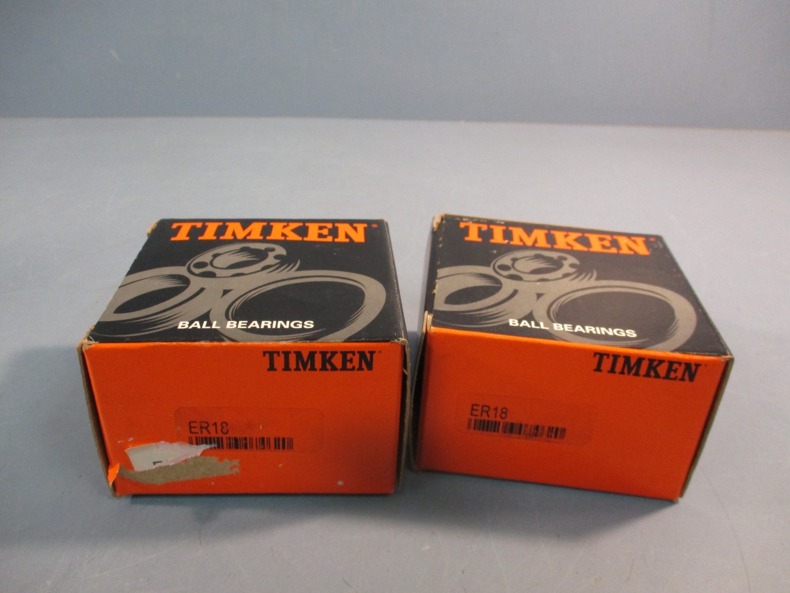 Lot of (2) TIMKEN ER18 Ball Insert Bearing 1-1/8 inch bore 2 7/16″ OD