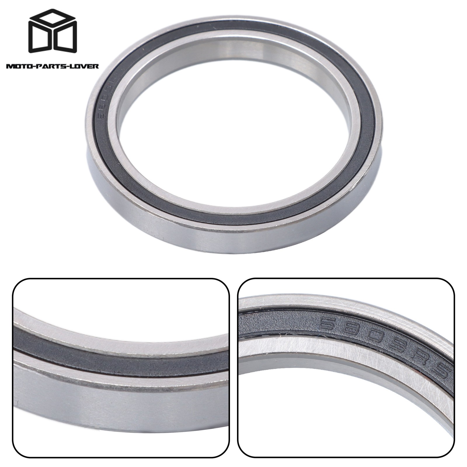 6809-2RS Rubber Sealed Ball Bearings 10pcs 45x58x7mm Set