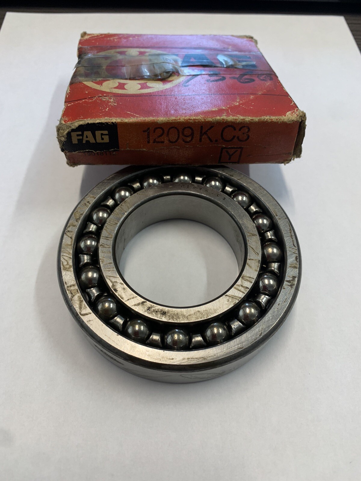 1209K C3 FAG Bearing 1209K.C3 45 x 85 x 19mm SELF ALL. BALL DOUBLE ROW New