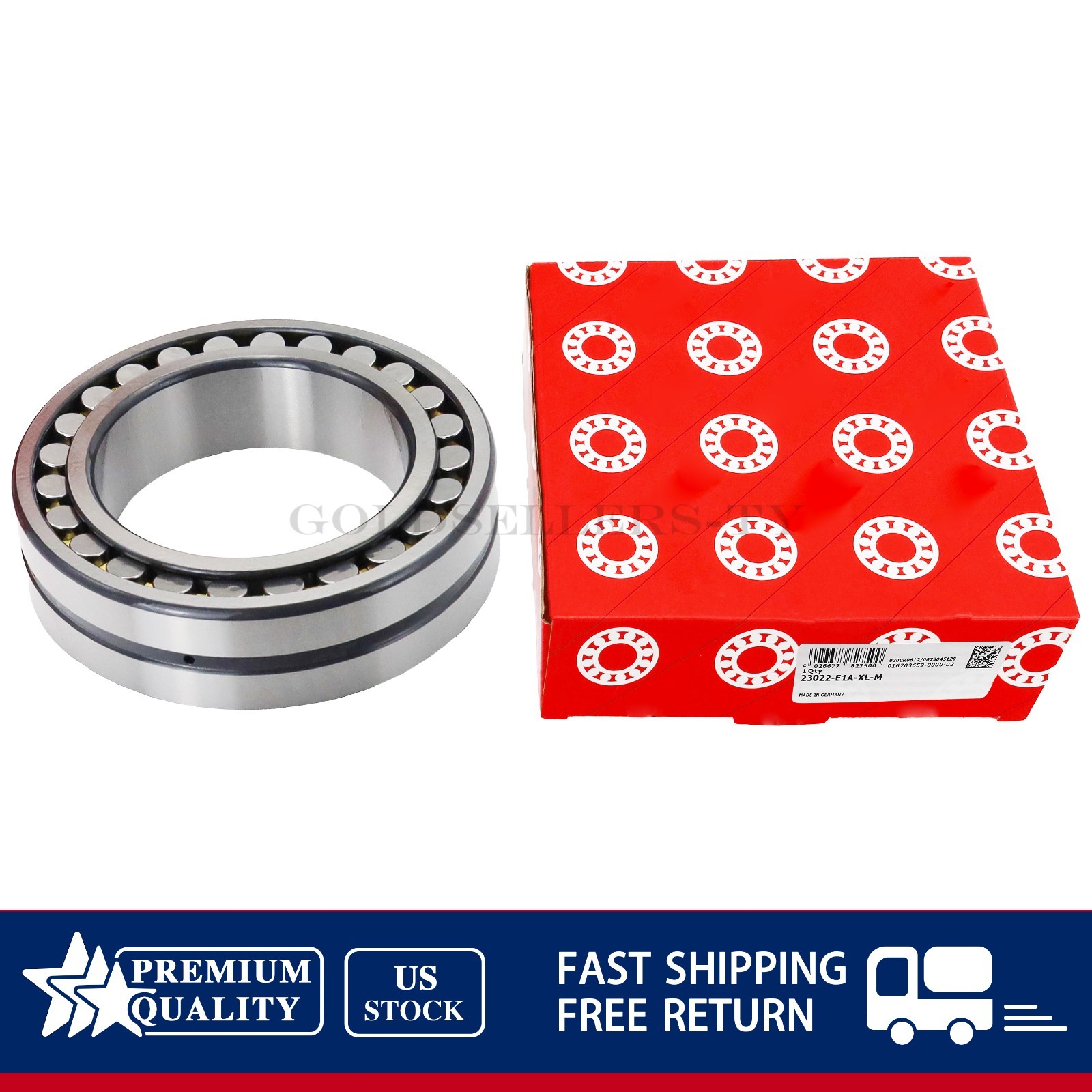 NEW For FAG 23022-E1A-XL-M Spherical Roller Bearing 110x170x45mm US