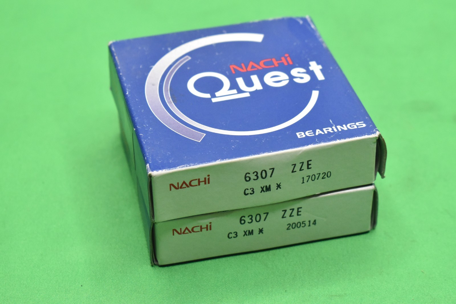 Qty 2 Nachi 6307-ZZE CM Metal Shield Ball Bearing 35x80x21
