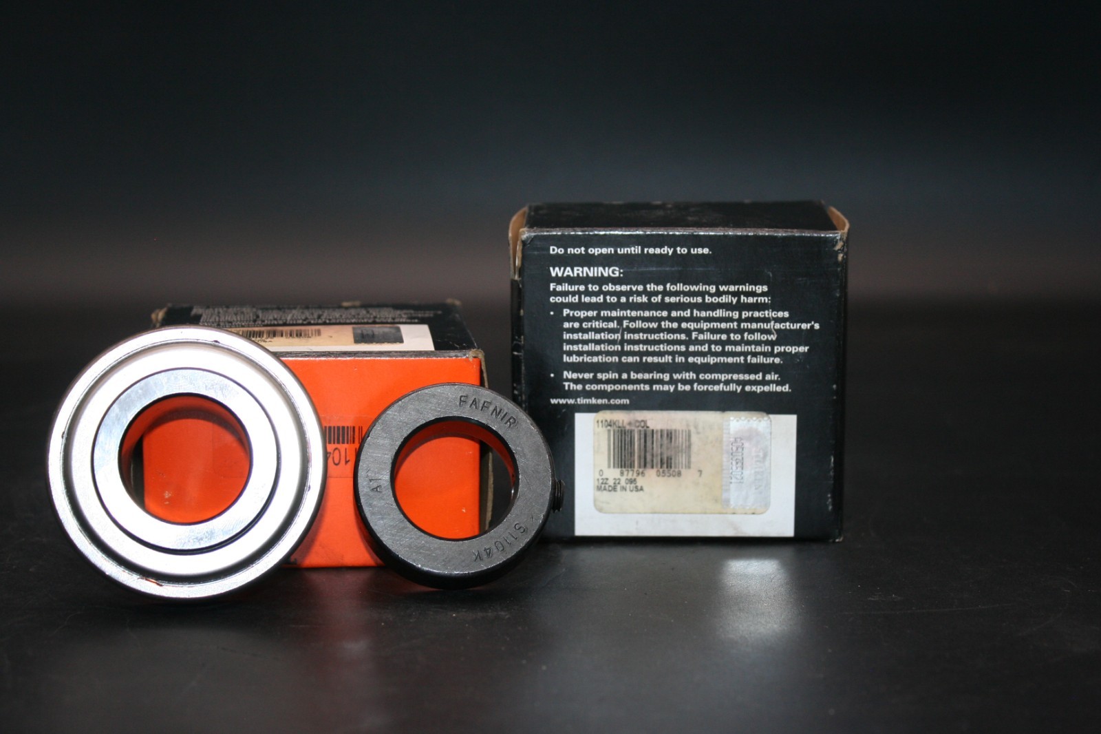 One (1) Timken Fafnir 1104KLL Eccentric Locking Collar Ball Bearing NEW USA