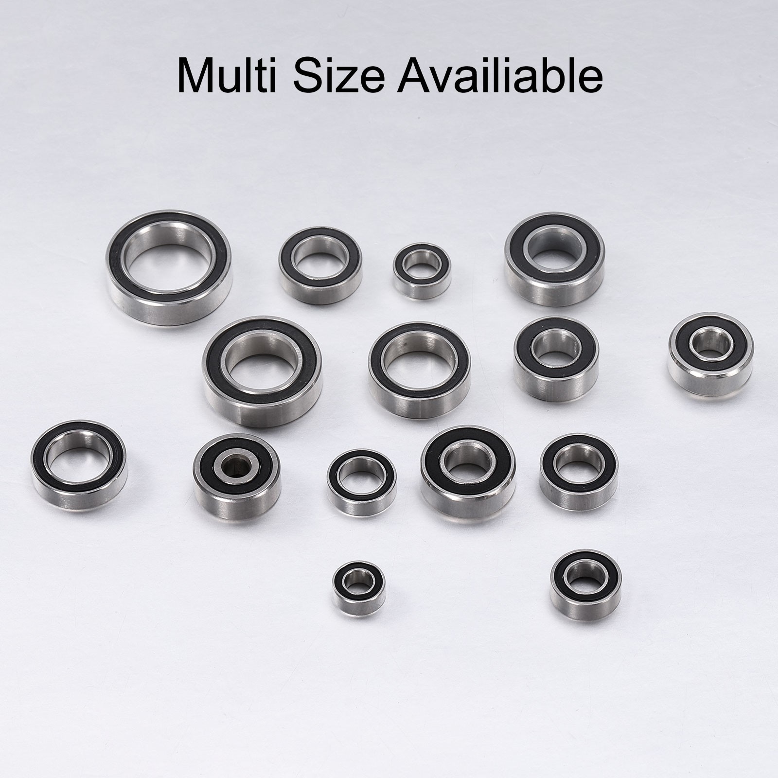2Pcs, S688-2RS Hybrid Ceramic Ball Bearing 8x16xmm 440 Stainless Steel(ABEC3)