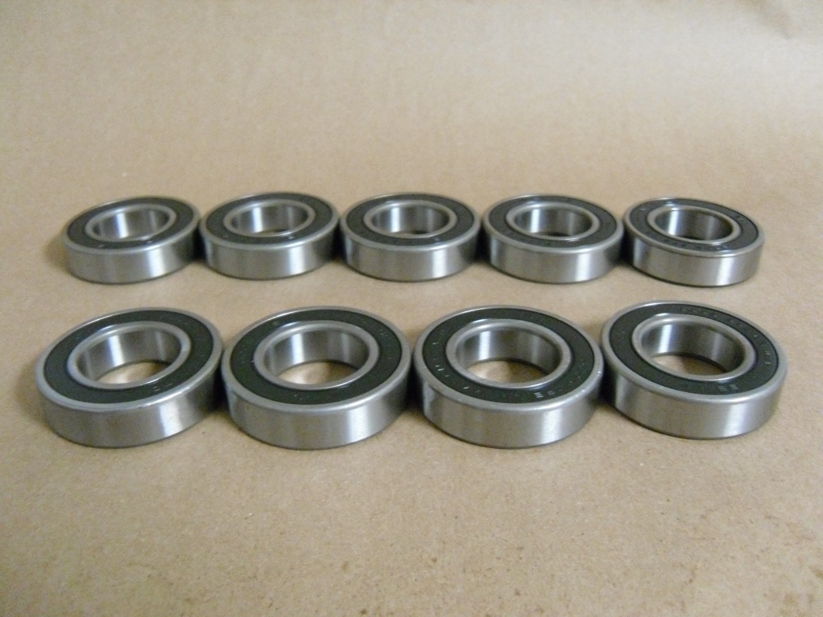 (Qty 9) 6005-2RS C3 W/ VITON EBC BALL BEARING