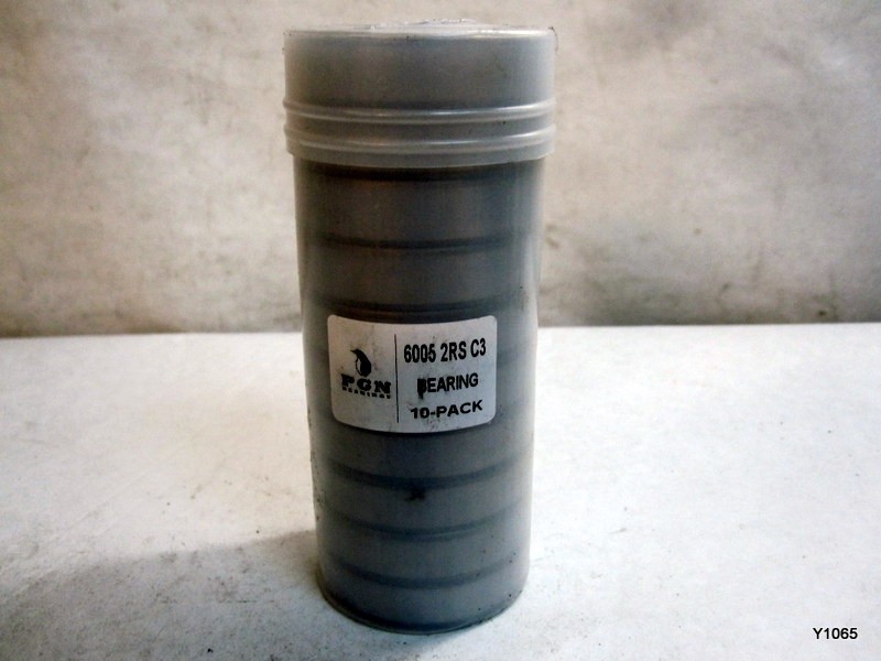 (10) 6005-2RS Premium Rubber Seal Ball Bearing 25x47x12, 6005 2RS