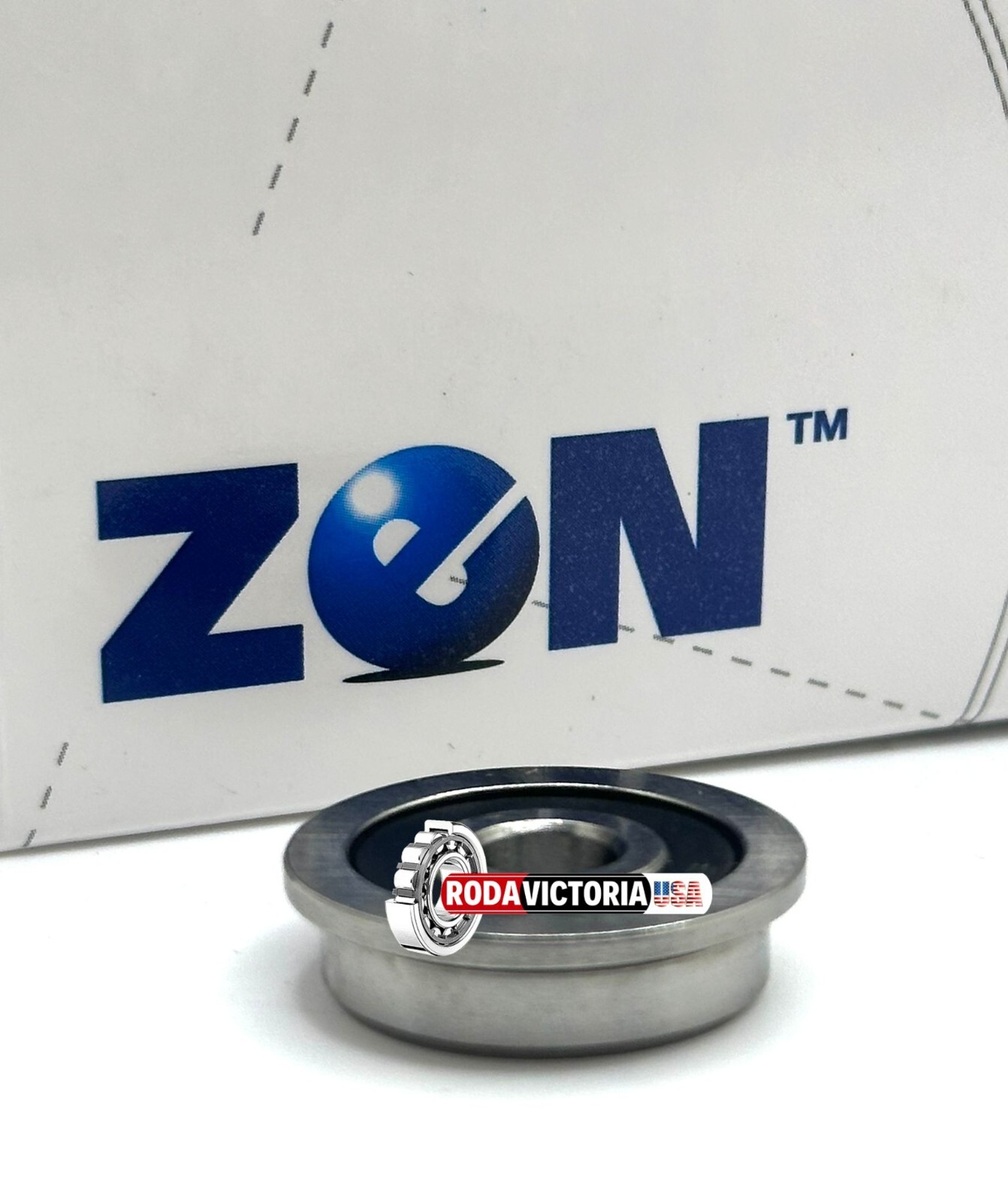 ZEN F626 2RS FLANGED BALL BEARING, METAL SHIELDED 6x19x6mm