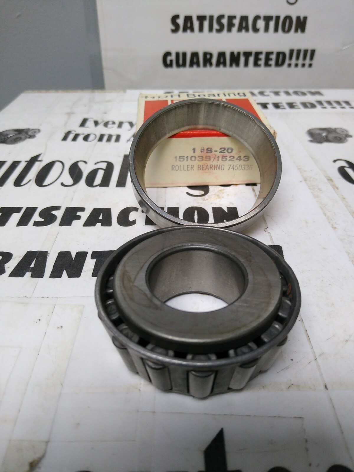 Delco NDH,#S-20 15103S/15243,Roller Bearing NOS