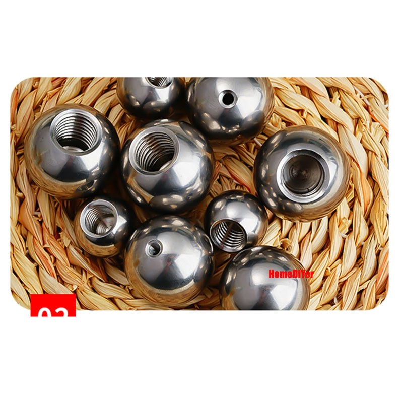 M2-M12 Thread Blind Hole Stainless Steel Balls Solid Metal Bearing Ball Ø7-25mm