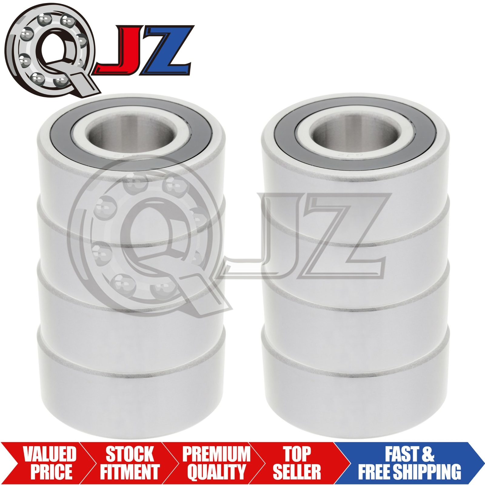 [8-Pk] 6017-2RS Deep Groove Radial Ball Bearing Rubber Seal 85mm x 130mm x 22mm