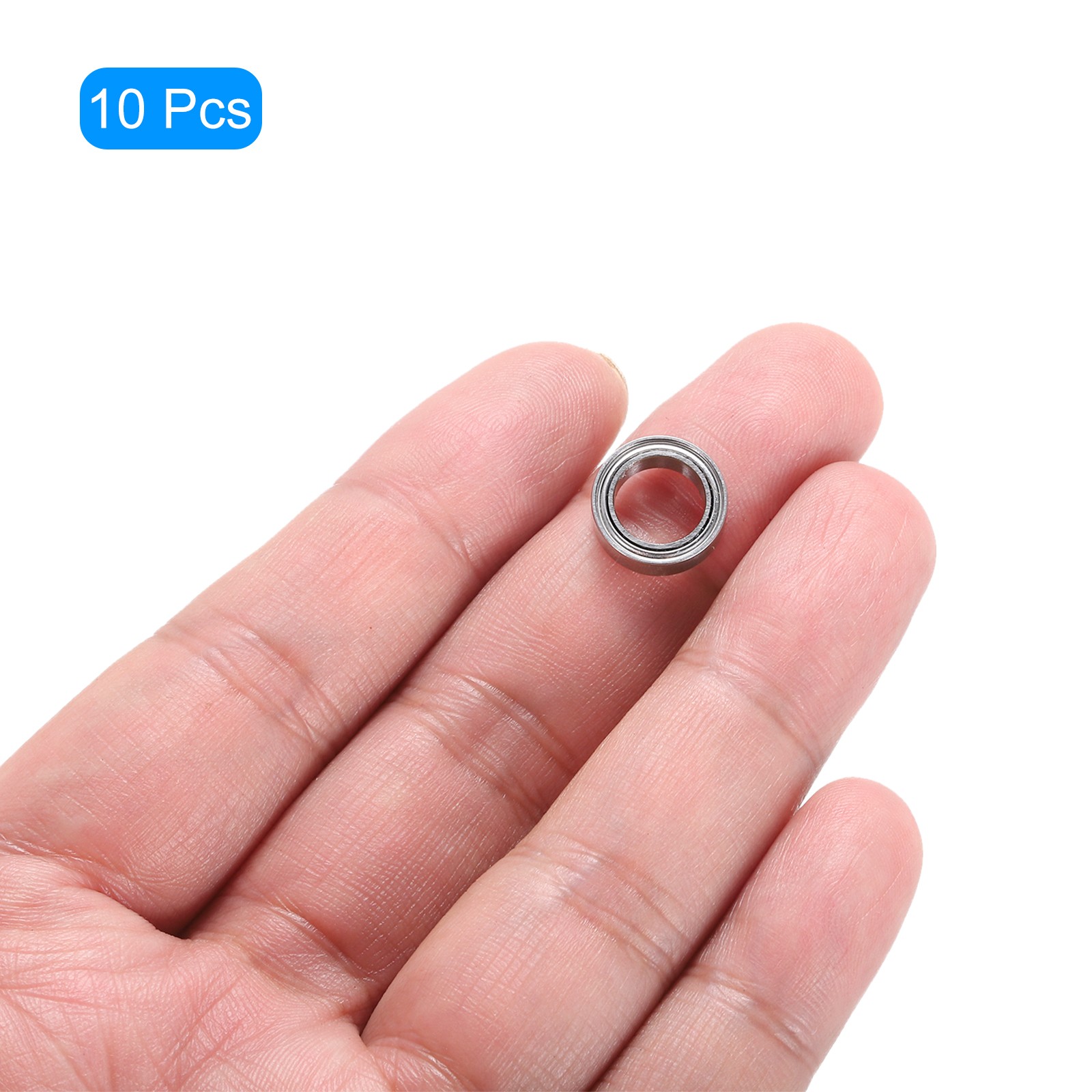 10pcs MR128ZZ Miniature Ball Bearings 8x12x3.5mm Double Shielded Bearings
