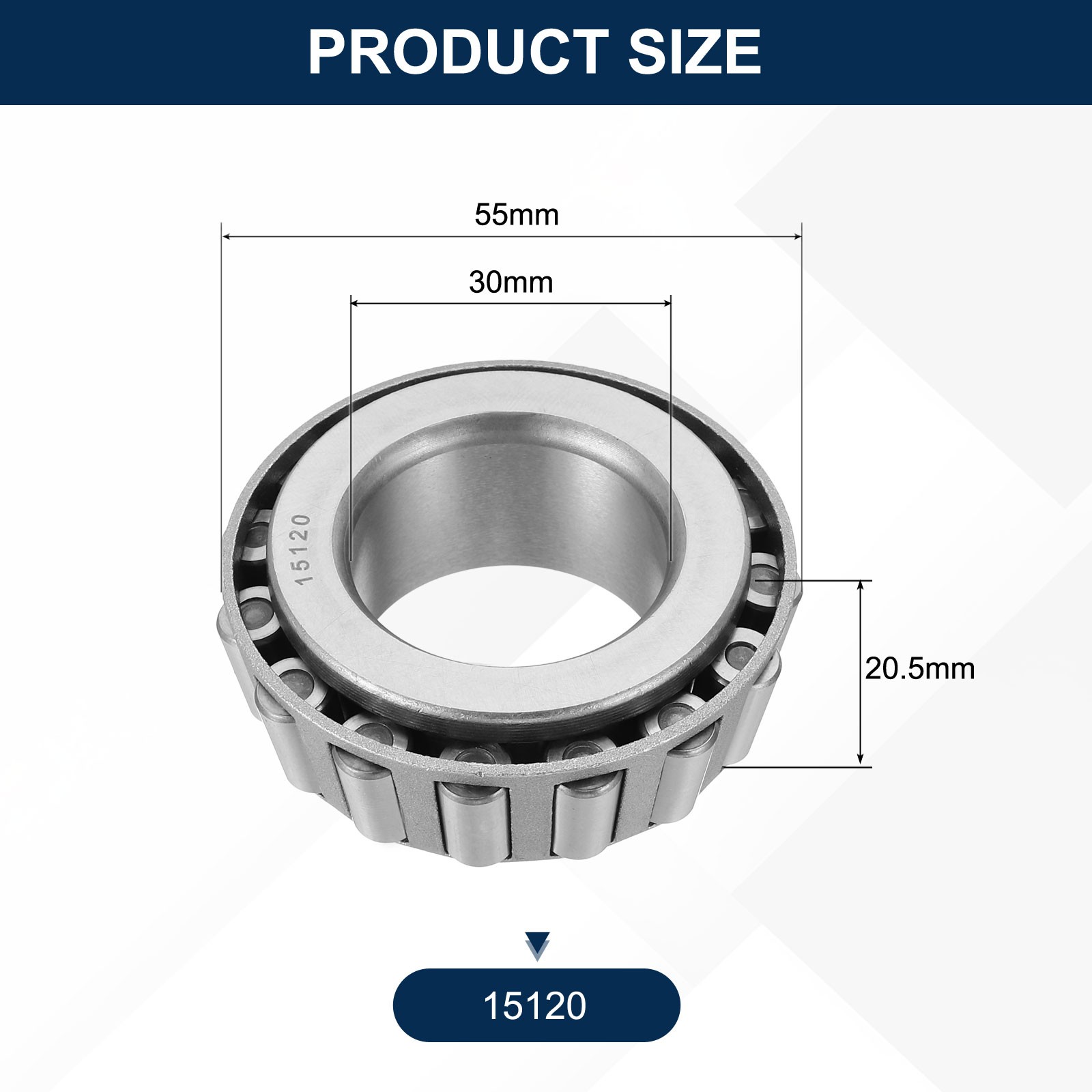 For 15120 Tapered Roller Bearing 30mm x 55mm P6